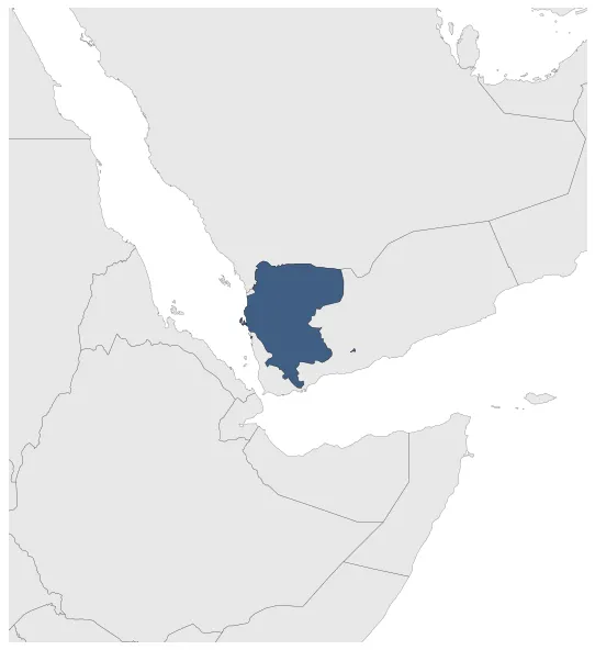 Houthis: Maximal extension of the polity