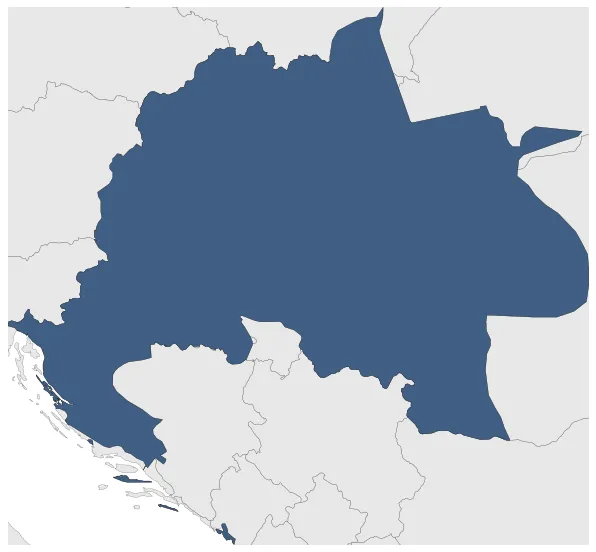 Hungary (Personal Union with Bohemia): Maximal extension of the polity