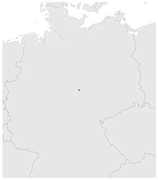 Imperial City of Nordhausen: Maximal extension of the polity