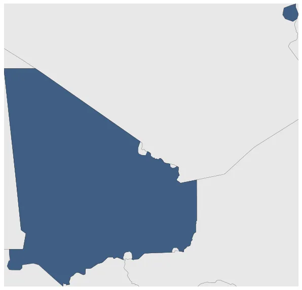 Islamist Rebels (Northern Mali Conflict): Maximal extension of the polity