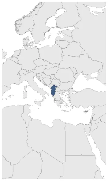 Italian Protectorate of Albania: Maximal extension of the polity