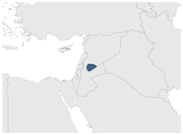 Jabal Druze State: Maximal extension of the polity