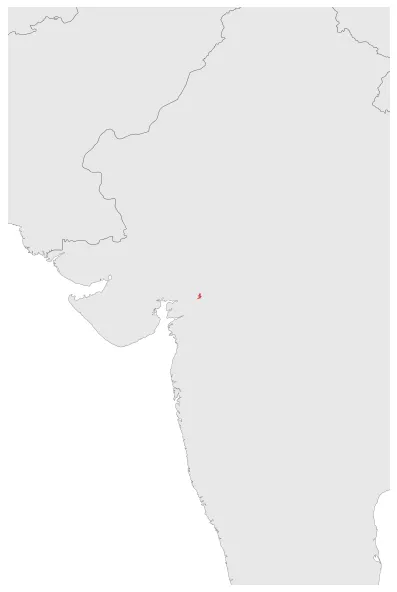 Jambughoda State (Princely State): Maximal extension of the polity