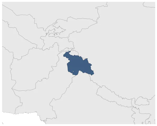 Jammu and Kashmir (Princely State): Maximal extension of the polity