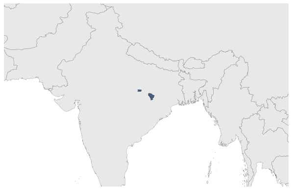 Jashpur State: Maximal extension of the polity