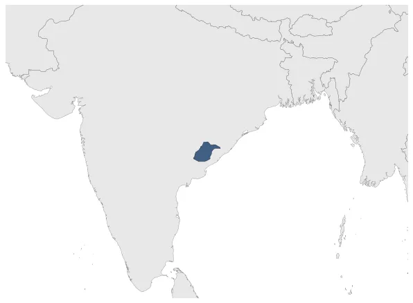 Jeypore Kingdom (Princely State): Maximal extension of the polity