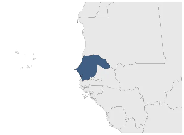 Jolof Empire: Maximal extension of the polity