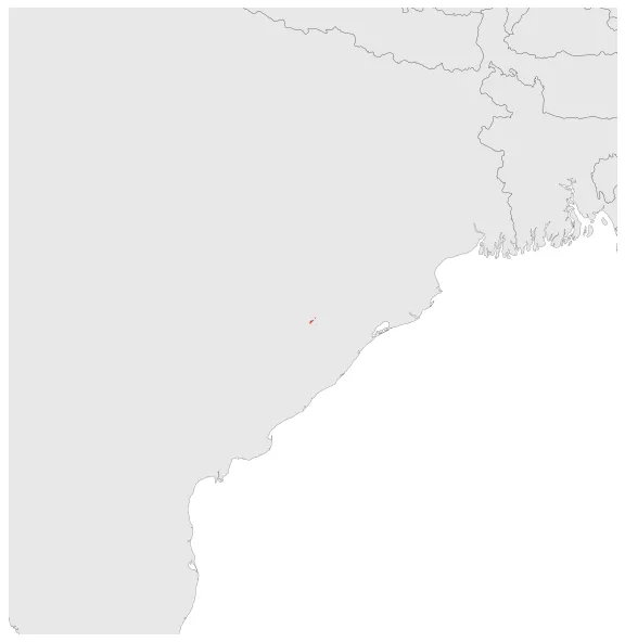 Kalahandi State (Princely State): Maximal extension of the polity