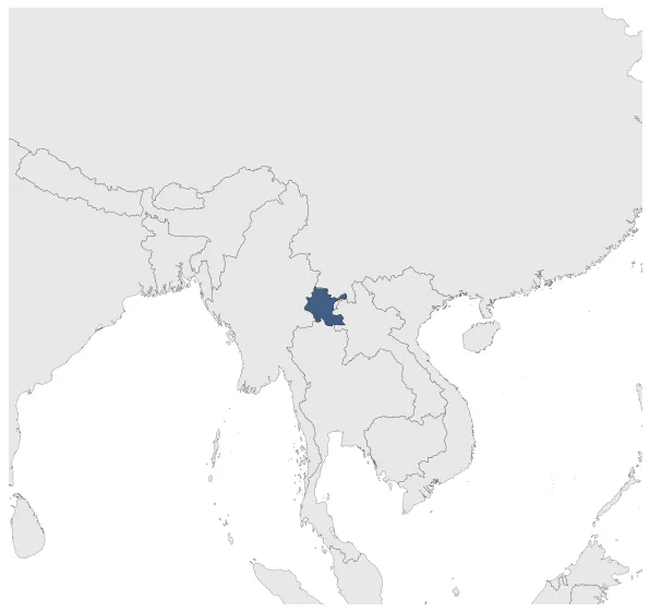 Kengtung (Burma): Maximal extension of the polity