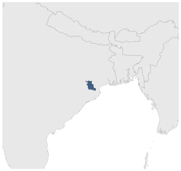 Keonjhar State: Maximal extension of the polity