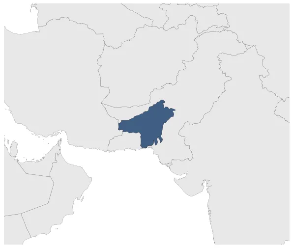 Khanate of Kalat: Maximal extension of the polity