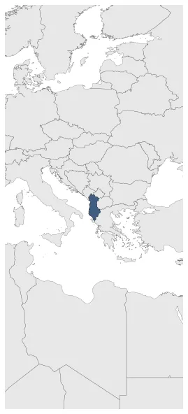 Kingdom of Albania: Maximal extension of the polity