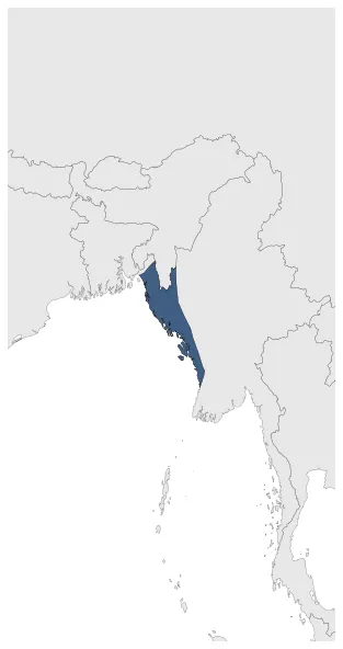 Kingdom of Arakan (Bengal Vassal): Maximal extension of the polity