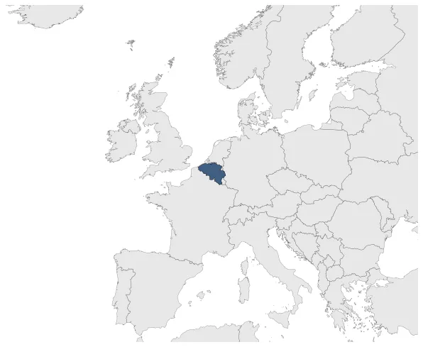 Kingdom of Belgium: Maximal extension of the polity