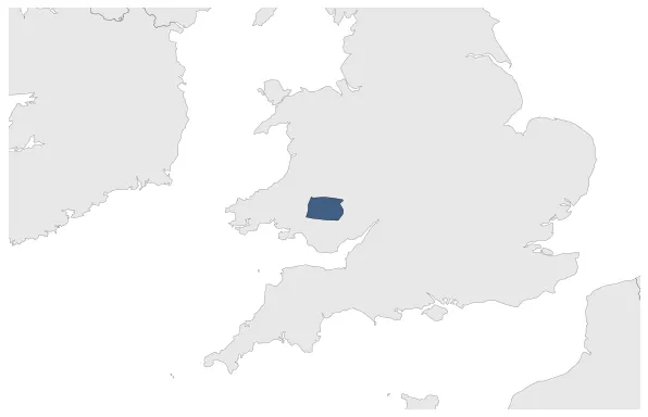 Kingdom of Brycheiniog: Maximal extension of the polity