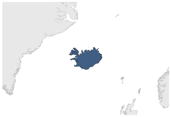 Kingdom of Iceland: Maximal extension of the polity