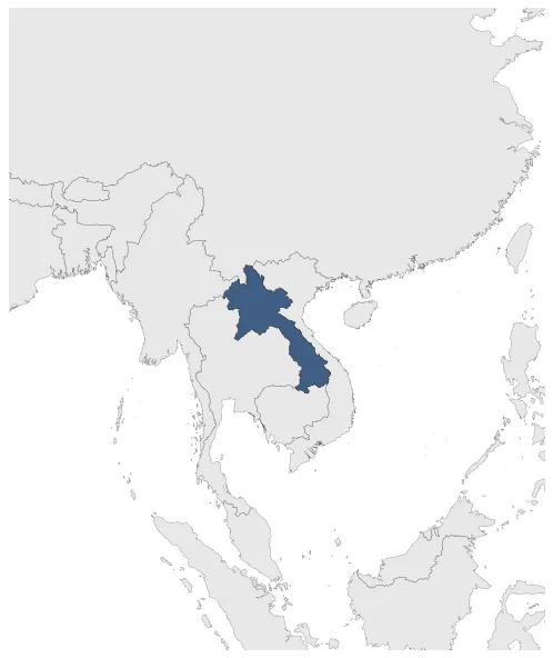 Kingdom of Laos: Maximal extension of the polity