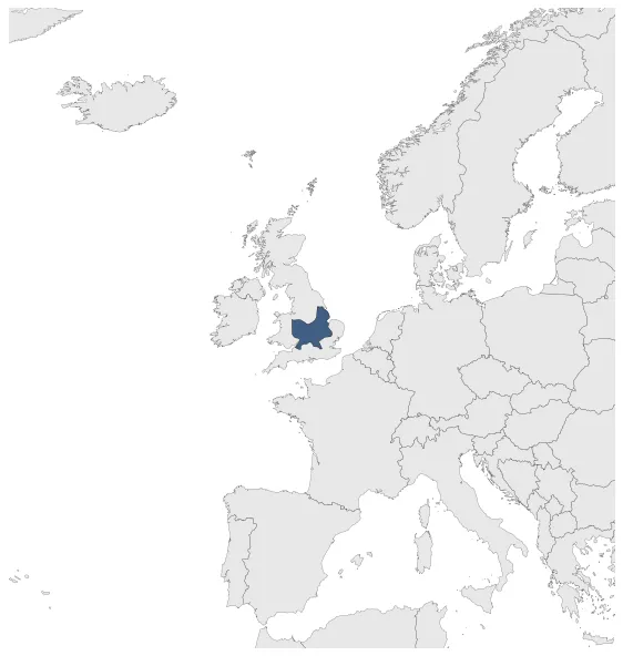 Kingdom of Mercia: Maximal extension of the polity