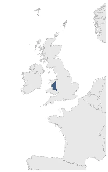 Kingdom of Powys: Maximal extension of the polity