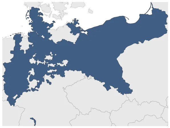 Kingdom of Prussia: Maximal extension of the polity