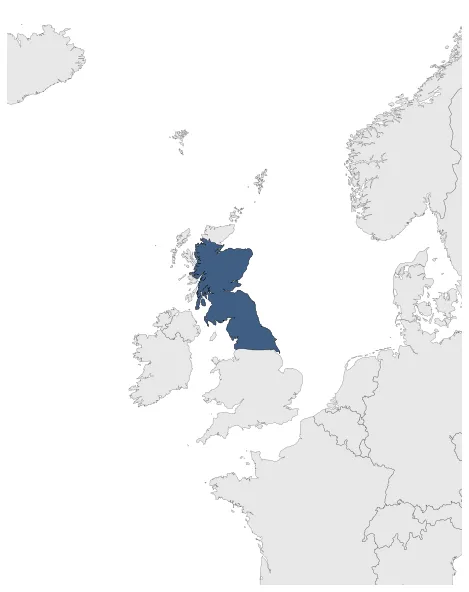 Kingdom of Scotland: Maximal extension of the polity