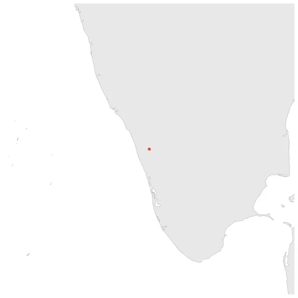 Kingdom of Valluvanad: Maximal extension of the polity