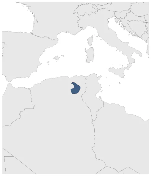 Kingdom of the Aures: Maximal extension of the polity