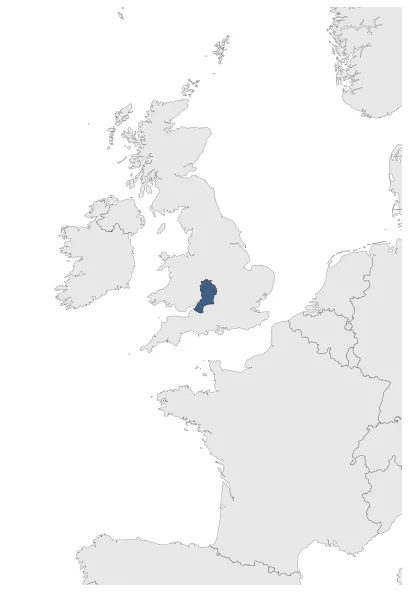 Kingdom of the Hwicce: Maximal extension of the polity