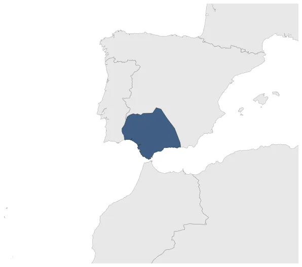 Kingdom of the Vandals Silingi in Spain: Maximal extension of the polity