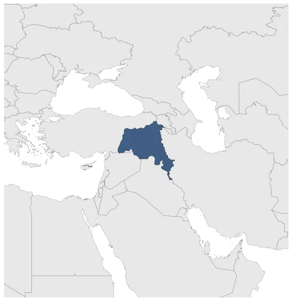 Kurdish Emirate of Botan: Maximal extension of the polity