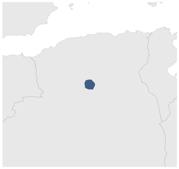 Laghouat: Maximal extension of the polity