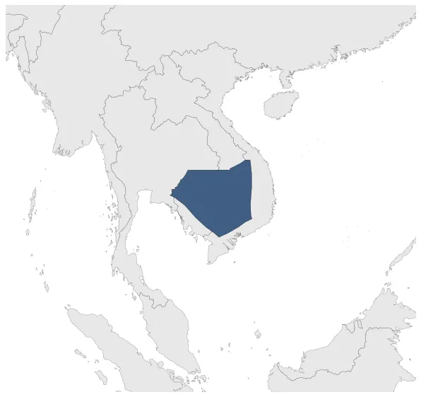 Land Chenla: Maximal extension of the polity