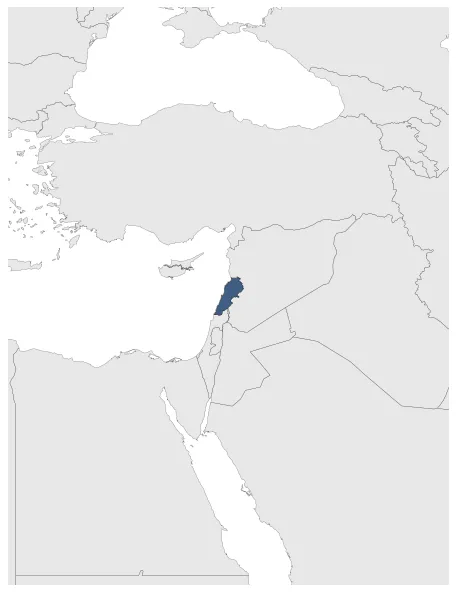 Lebanese Republic (France): Maximal extension of the polity