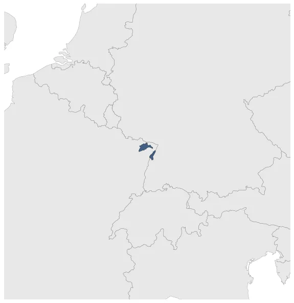 Lichtenberg County: Maximal extension of the polity