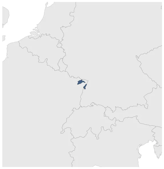 Lichtenberg Lordship: Maximal extension of the polity