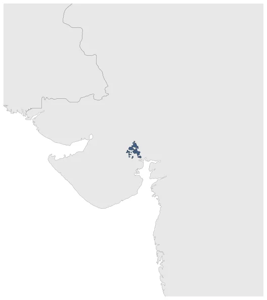 Limbdi State (Princely State): Maximal extension of the polity