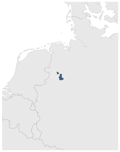 Lingen County: Maximal extension of the polity