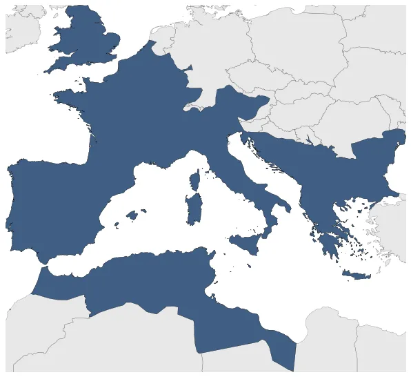 Magnentius: Maximal extension of the polity