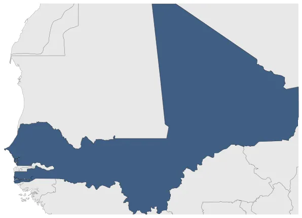 Mali Federation (France): Maximal extension of the polity