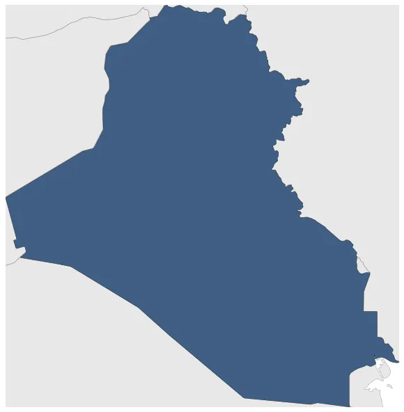 Mandatory Iraq: Maximal extension of the polity