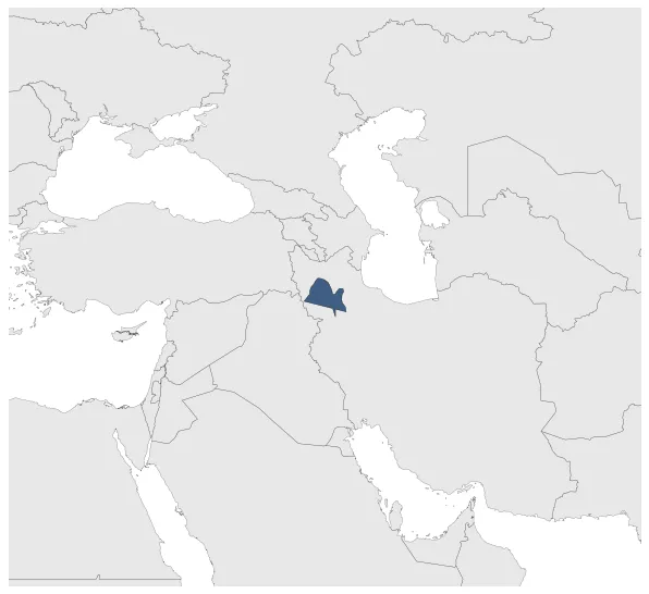 Maragheh Khanate (Persia): Maximal extension of the polity