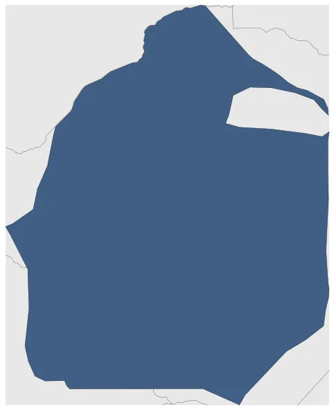 Matabele Kingdom: Maximal extension of the polity