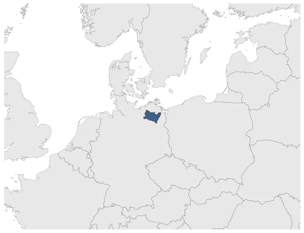 Mecklenburg-Guestrow Duchy: Maximal extension of the polity