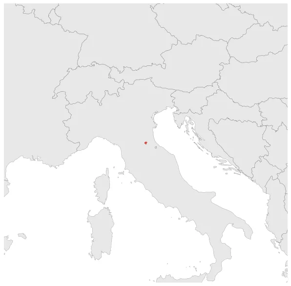 Modigliana Commune: Maximal extension of the polity