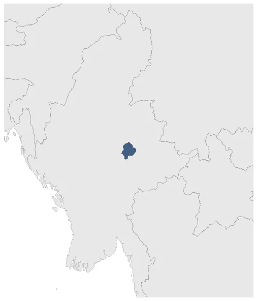 Mongkung (Princely State): Maximal extension of the polity