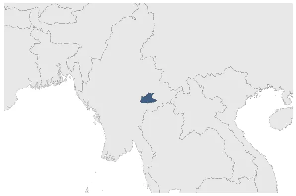 Mongnai (Burma): Maximal extension of the polity