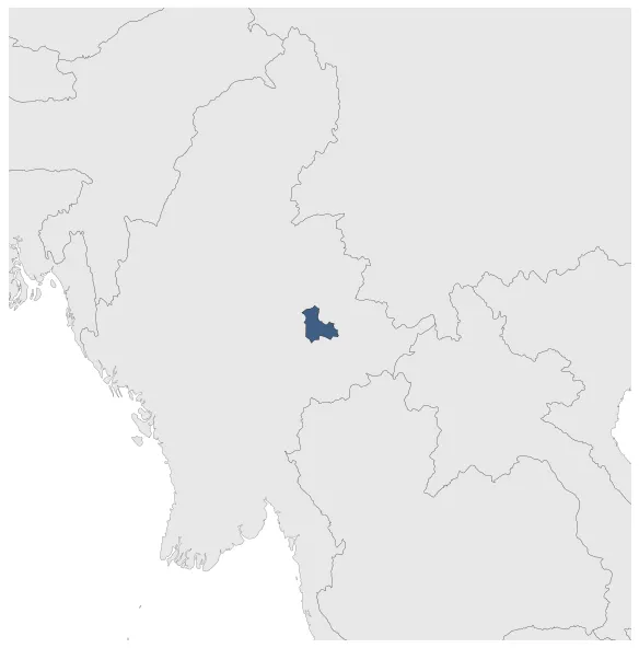 Mongnawng (Princely State): Maximal extension of the polity