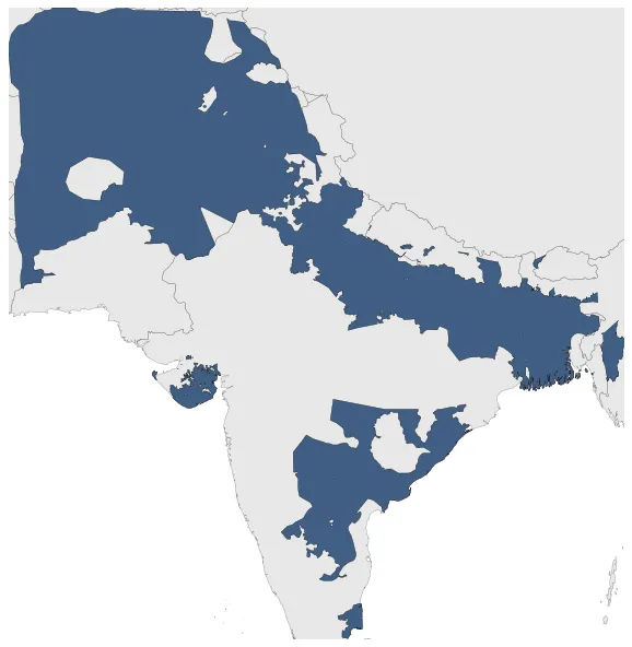 Mughal Empire (Maratha Protectorate): Maximal extension of the polity