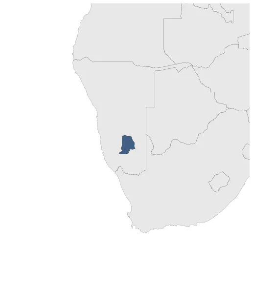 Namaland: Maximal extension of the polity