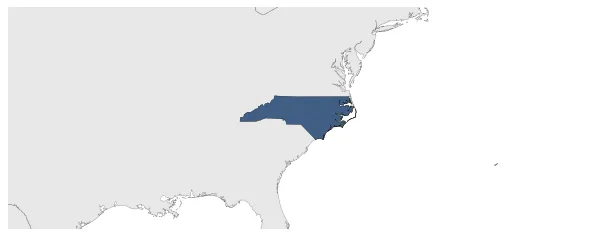 North Carolina: Maximal extension of the polity